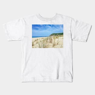 Beautiful Sea View with Couple of Plants Kids T-Shirt